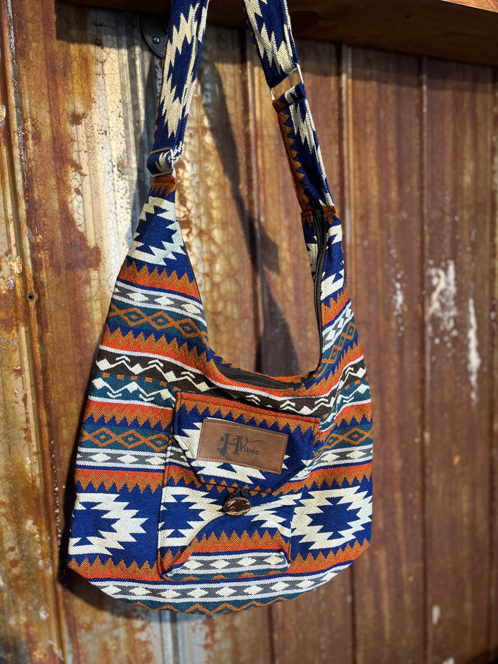 Sac à bandoulière bleu 3