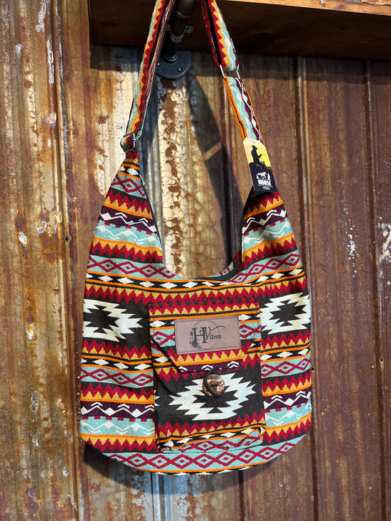 Red and orange shoulder bag 6