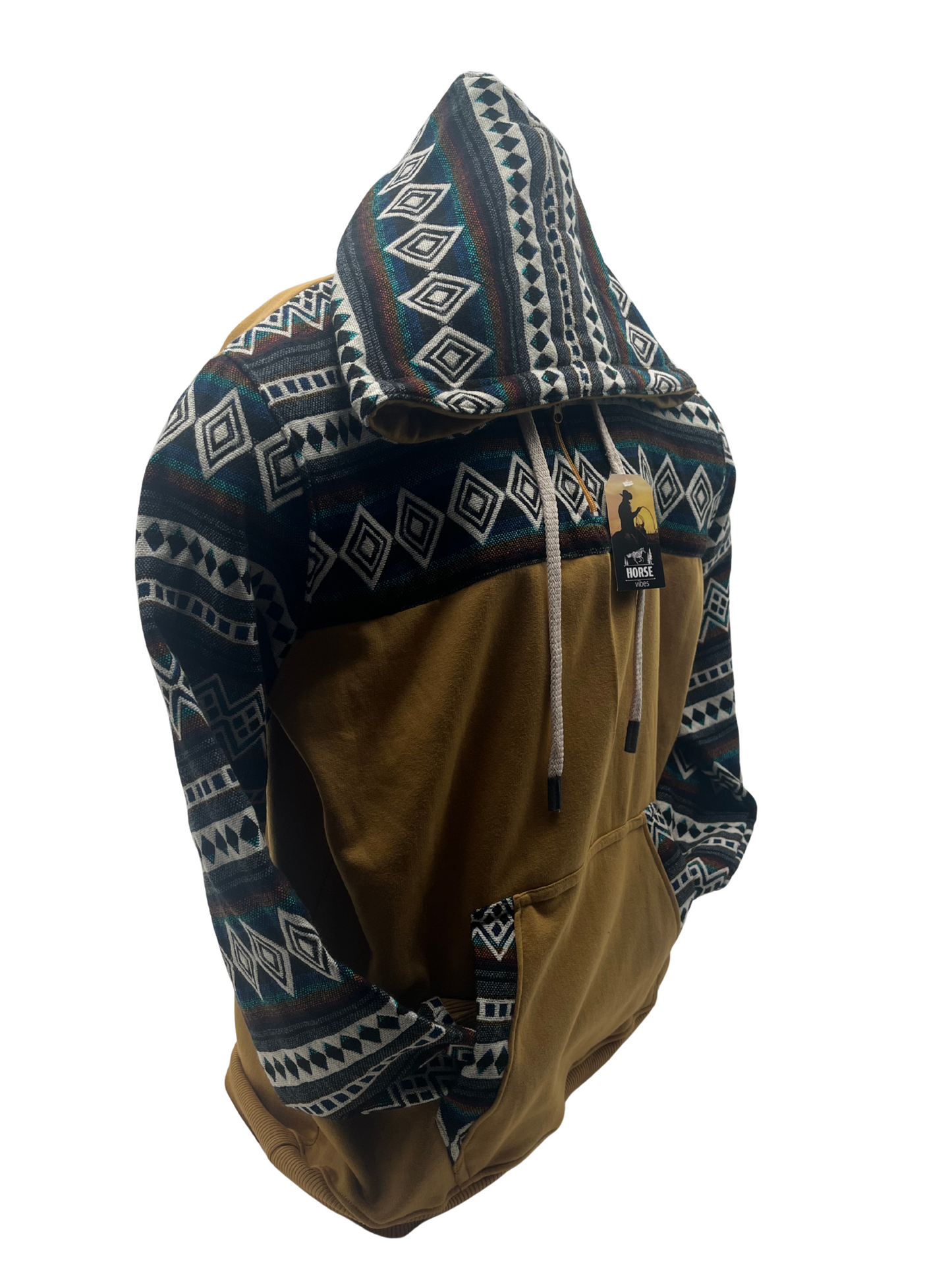 West cotton with white zip